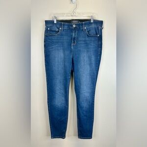 Torrid Premium 18 Sky High Skinny Women's Blue Jeans 2018 Stretch Classic Denim
